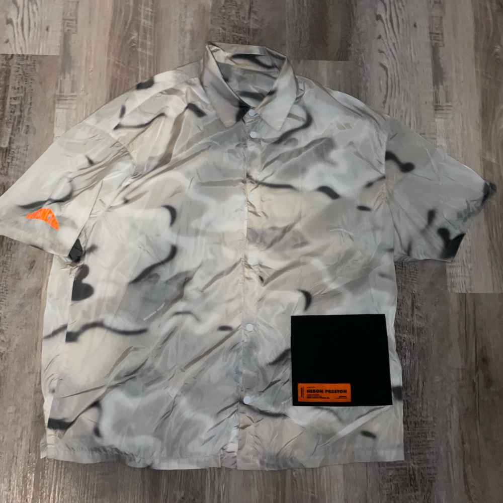 Heron Preston Monochrome Swirl Men's Shirt